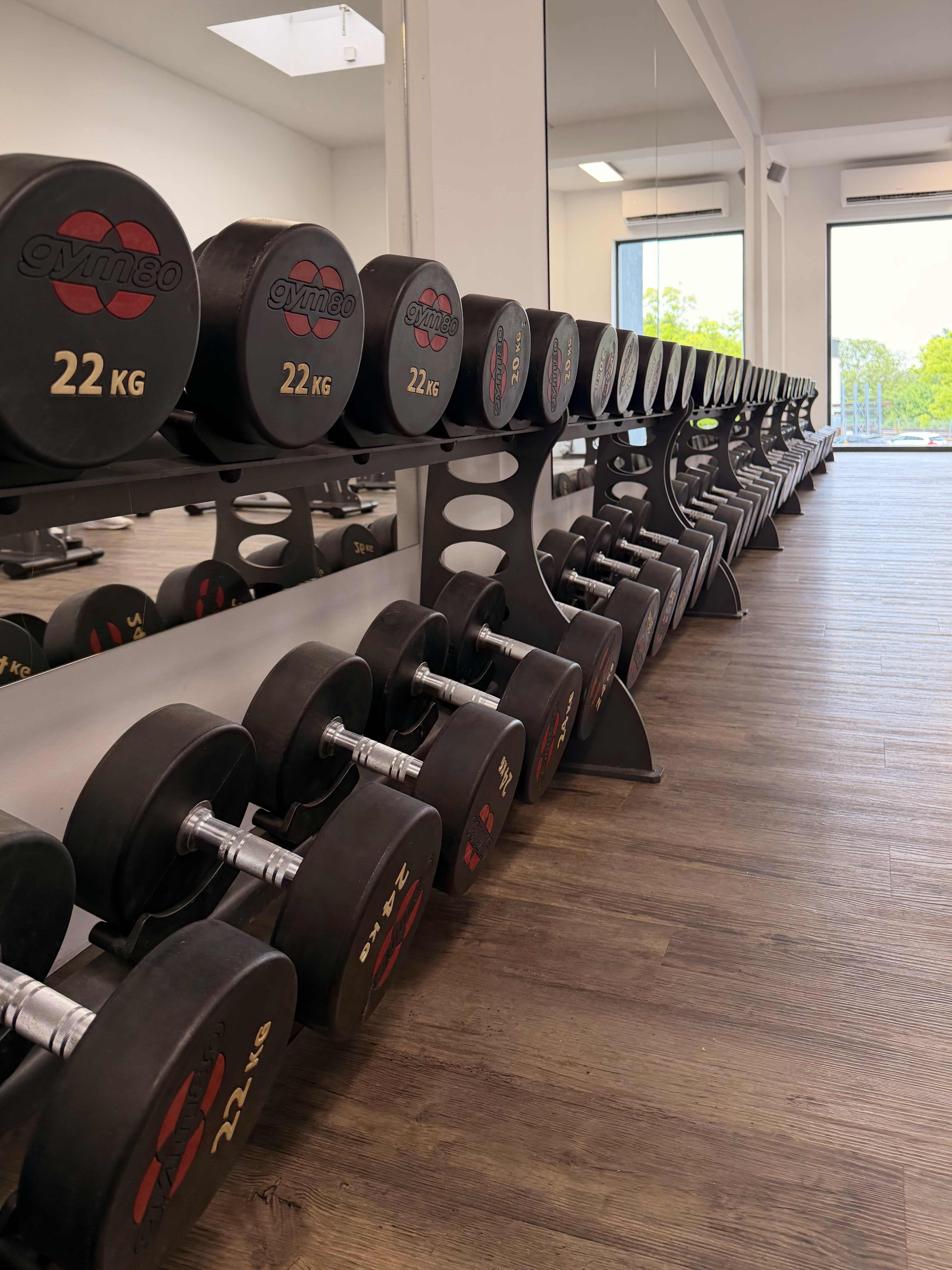 Fit-in Club Blankenloch Impressionen Freihantelbereich GYM80